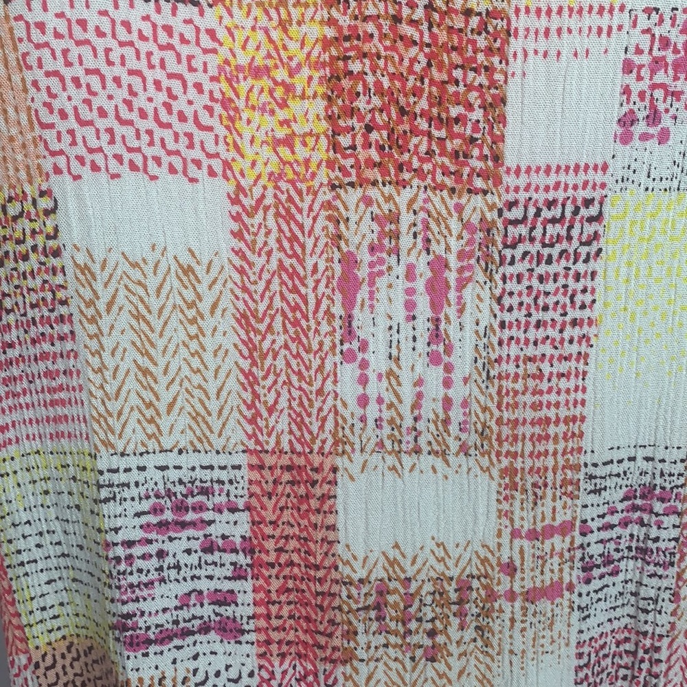 Nine Bird Patchwork Print Halter Top - image 3